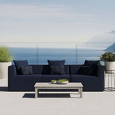 Saybrook Outdoor Patio Upholstered 3-Piece Sectional Sofa Modway Model: eei-4379